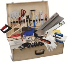 Coffret à outils en bois pour apprentis
