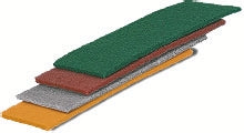 Feuilles abrasives non tissées