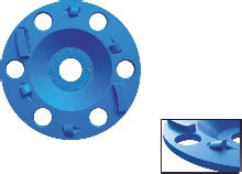 ACCESSOIRES POUR PONCEUSES - AT-PCD-SR-125 PLATEAU DIAMANTÉ PCD