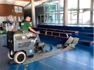 Décolleuse de sols NA-6700 autotractée