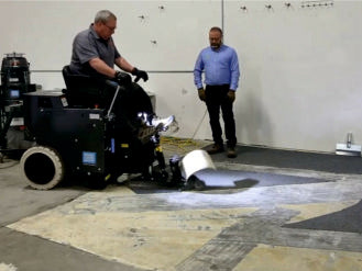 Décolleuse de sols NA-7700 Autoportée