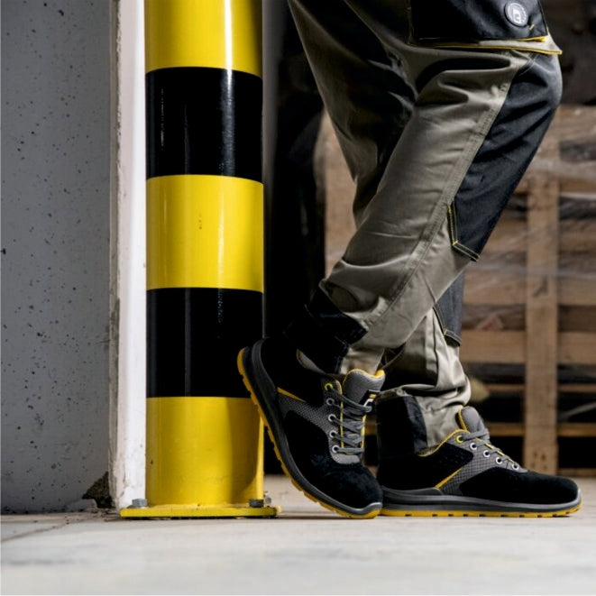 Chaussures basses GRIMMA S1 MF SR low noir/jaune