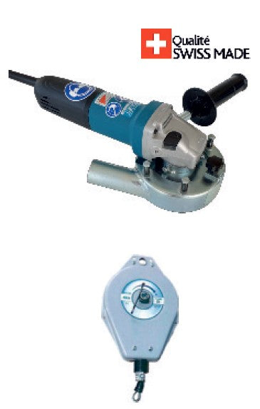 Ponçeuse de béton et rénovation AirTec BS-125-EL- 045-1 – POIDS PLUME