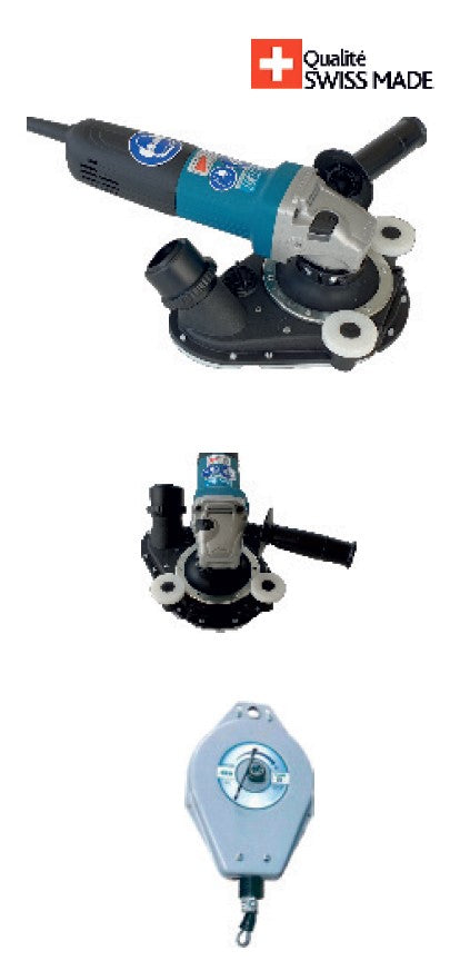 Ponçeuse de béton et rénovation AirTec BS-125-EL- 045-2 – POIDS PLUME