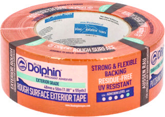 Ruban de masquage pour enduit extérieur rugueux