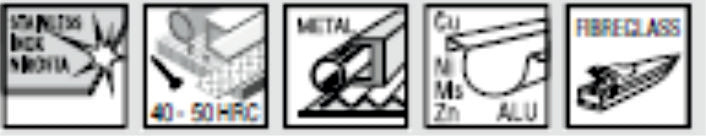 Lames de scie Starlock pour inox