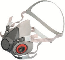 Démi masque 3M 6100, 6200, 6300 avec filtres
