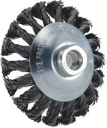 Brosse métallique à roue conique SM-CO