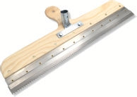Raclette de surface avec support pour manche