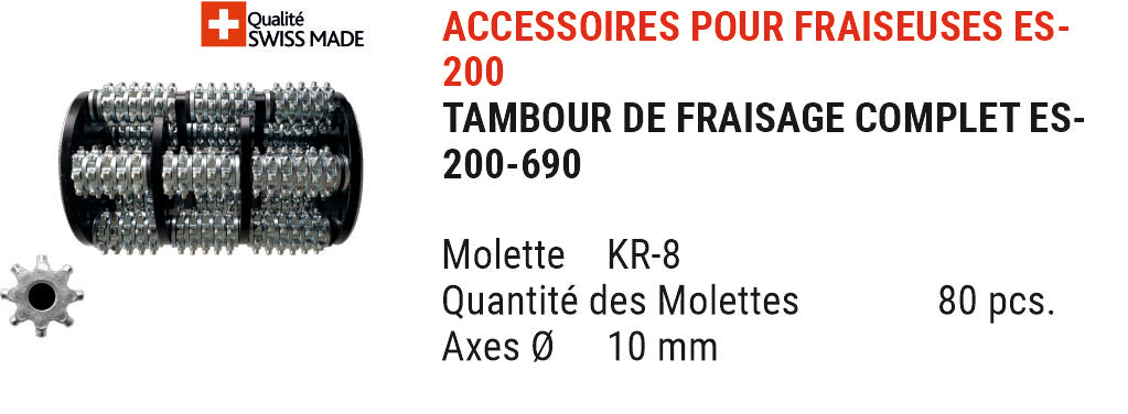 Fraiseuse de sols AirTec EUROSPRINT ES-200 et ES- 200-B