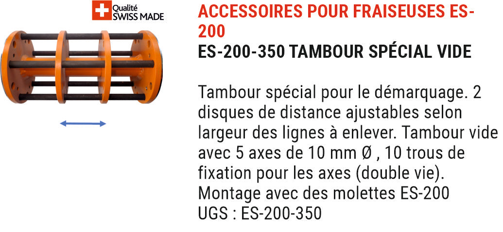 Fraiseuse de sols AirTec EUROSPRINT ES-200 et ES- 200-B