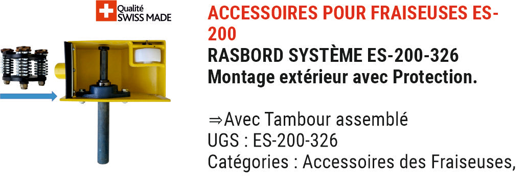 Fraiseuse de sols AirTec EUROSPRINT ES-200 et ES- 200-B