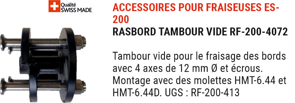 Fraiseuse de sols AirTec EUROSPRINT ES-200 et ES- 200-B