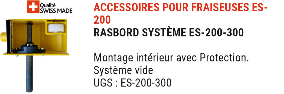 Fraiseuse de sols AirTec EUROSPRINT ES-200 et ES- 200-B
