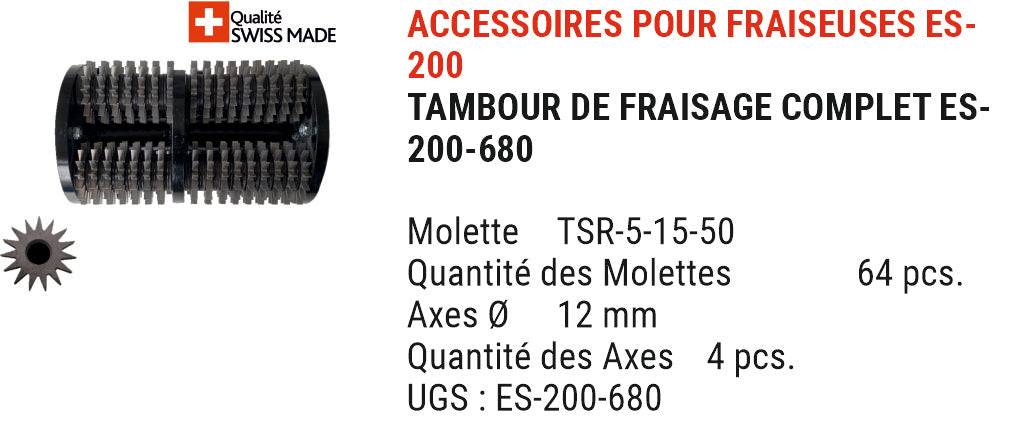 Fraiseuse de sols AirTec EUROSPRINT ES-200 et ES- 200-B