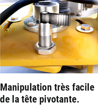 Ponçeuse de sols AirTec BS-340-EL avec tête pivotante pour l´usinage des bords