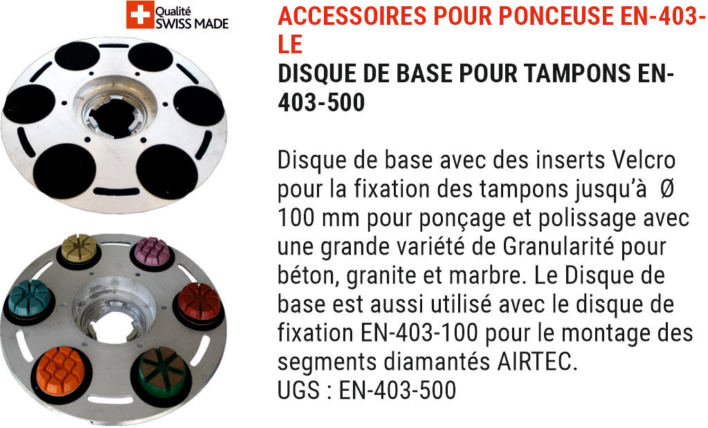 Monobrosse pour sols AirTec EN-403-LE