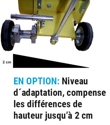 Fraiseuse de sols AirTec EUROSPRINT ES-200 et ES- 200-B