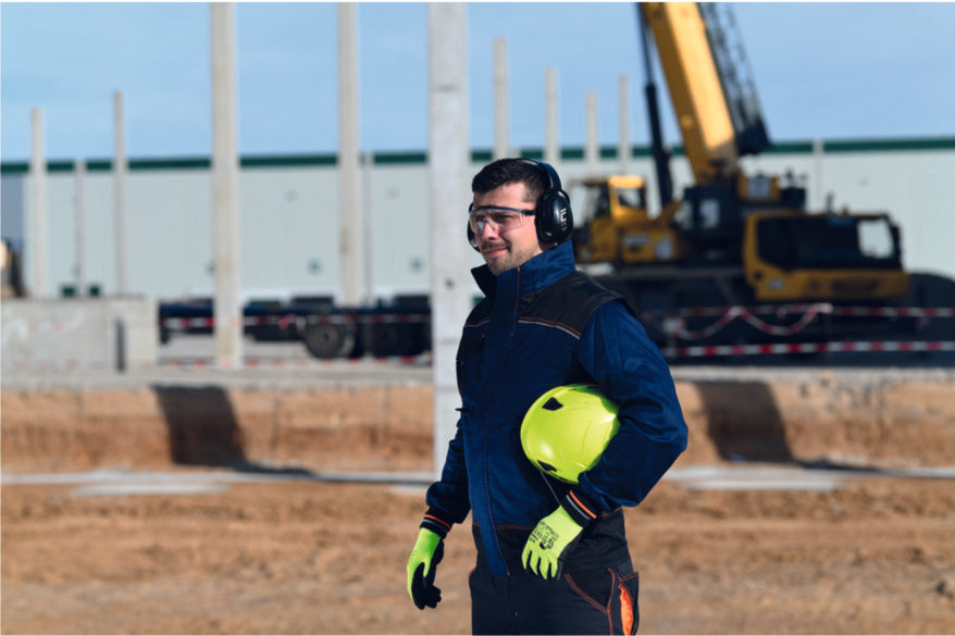 Casque antibruit FM-1 noir-vert