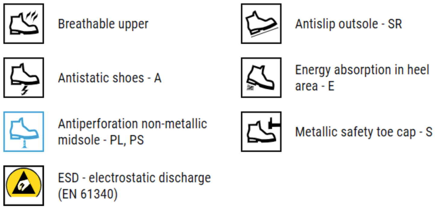Chaussures basses LITEVAAG ESD S1PS SR low