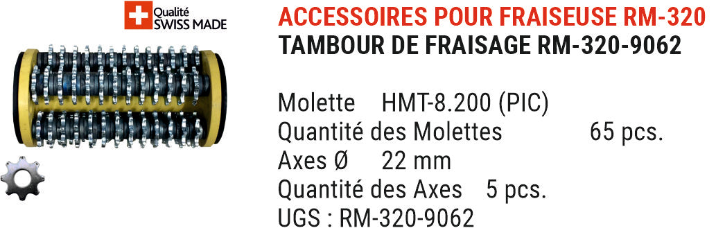 Fraiseuse de sols AirTec ROTO-MAT RM-320