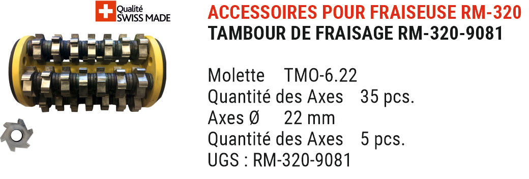 Fraiseuse de sols AirTec ROTO-MAT RM-320