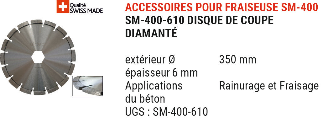 Fraiseuse et coupeuse de sols AirTec SHAVE-MASTER SM-400