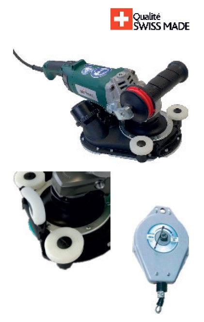 Ponçeuse de béton et rénovation AirTec BS-125-EL-P- 11