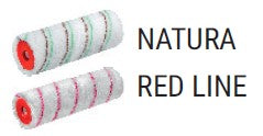 Rouleaux microfibre Natur et Red Line