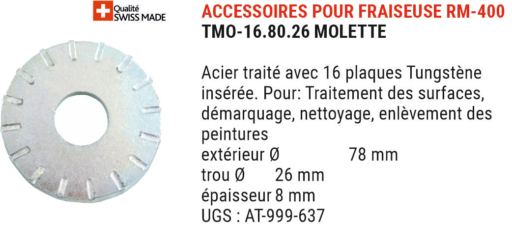 Fraiseuse de sols AirTec ROTO-MAT RM-400