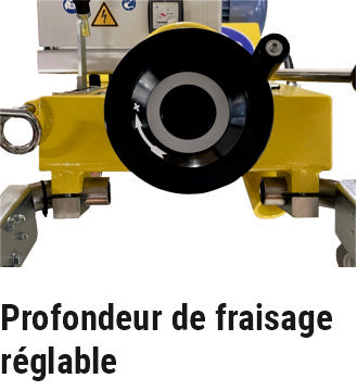 Fraiseuse et coupeuse de sols AirTec SHAVE-MASTER SM-320