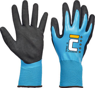 Gants en nylon et latex TETRAX