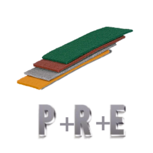 Feuilles abrasives non tissées