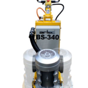 Ponçeuse de sols AirTec BS-340-EL avec tête pivotante pour l´usinage des bords