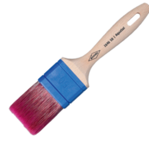 Pinceau plat AquaSol, épaisseur 12 - Premium