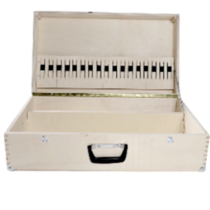 Coffret à outils de peintre en bois
