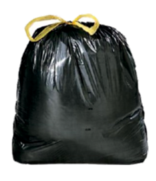 Sacs à déchets avec liens coulissants